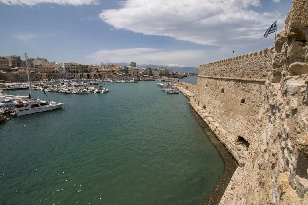 The port of Heraklion