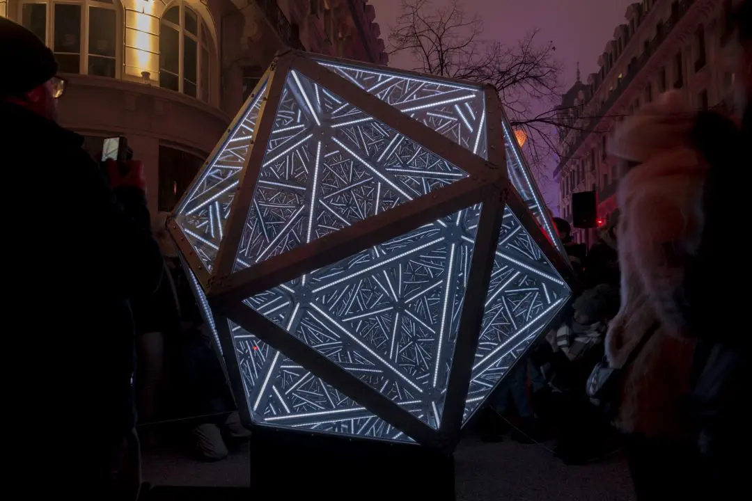 microcosmos President Carnot Street Lyon light festival