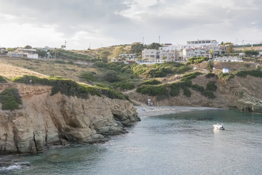 The Psaromoura Beach, seen from the South