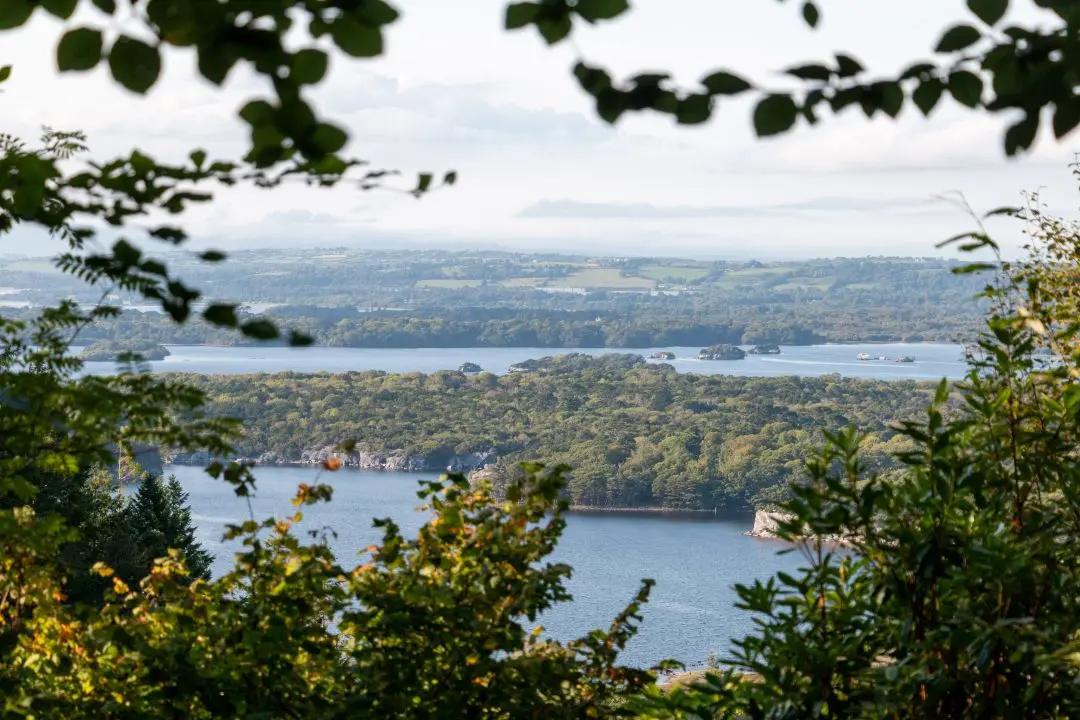 torc waterfall view of muckross lake