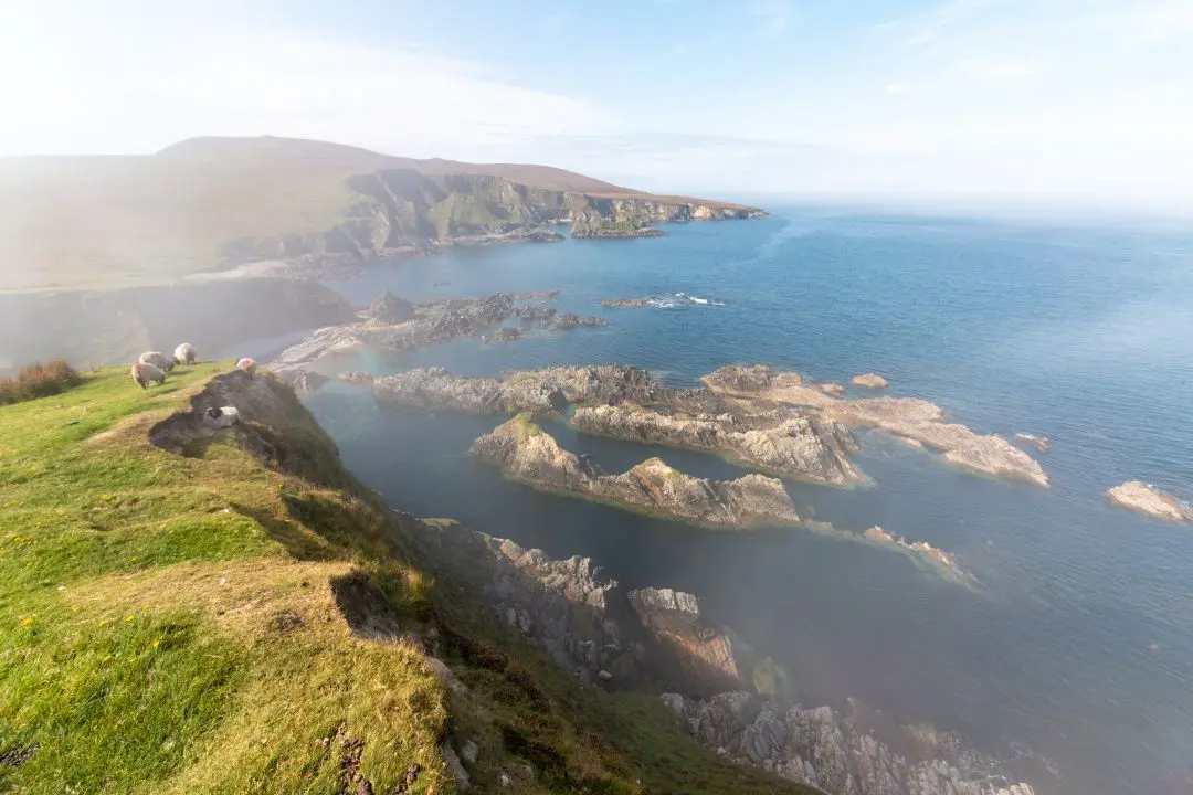 cleggan cliffs reefs summit view