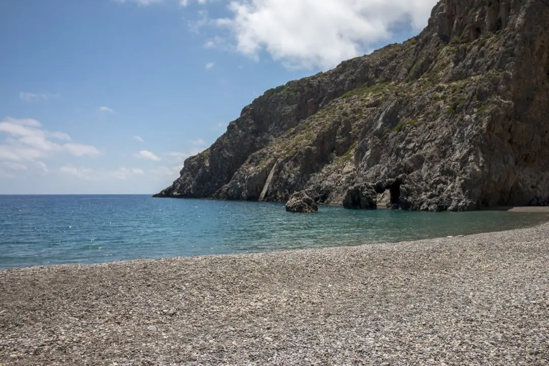 Agiofarago beach, seen from the East