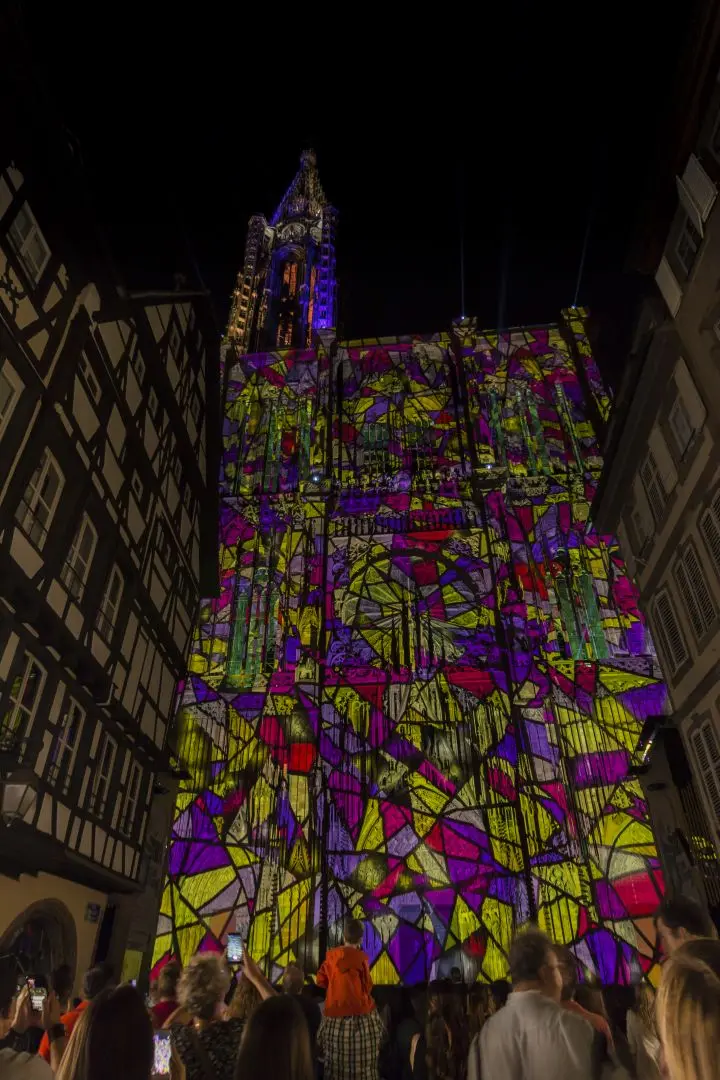 illuminations cathedral strasbourg 2020